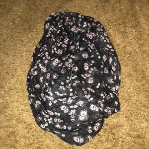Floral infinity scarf
